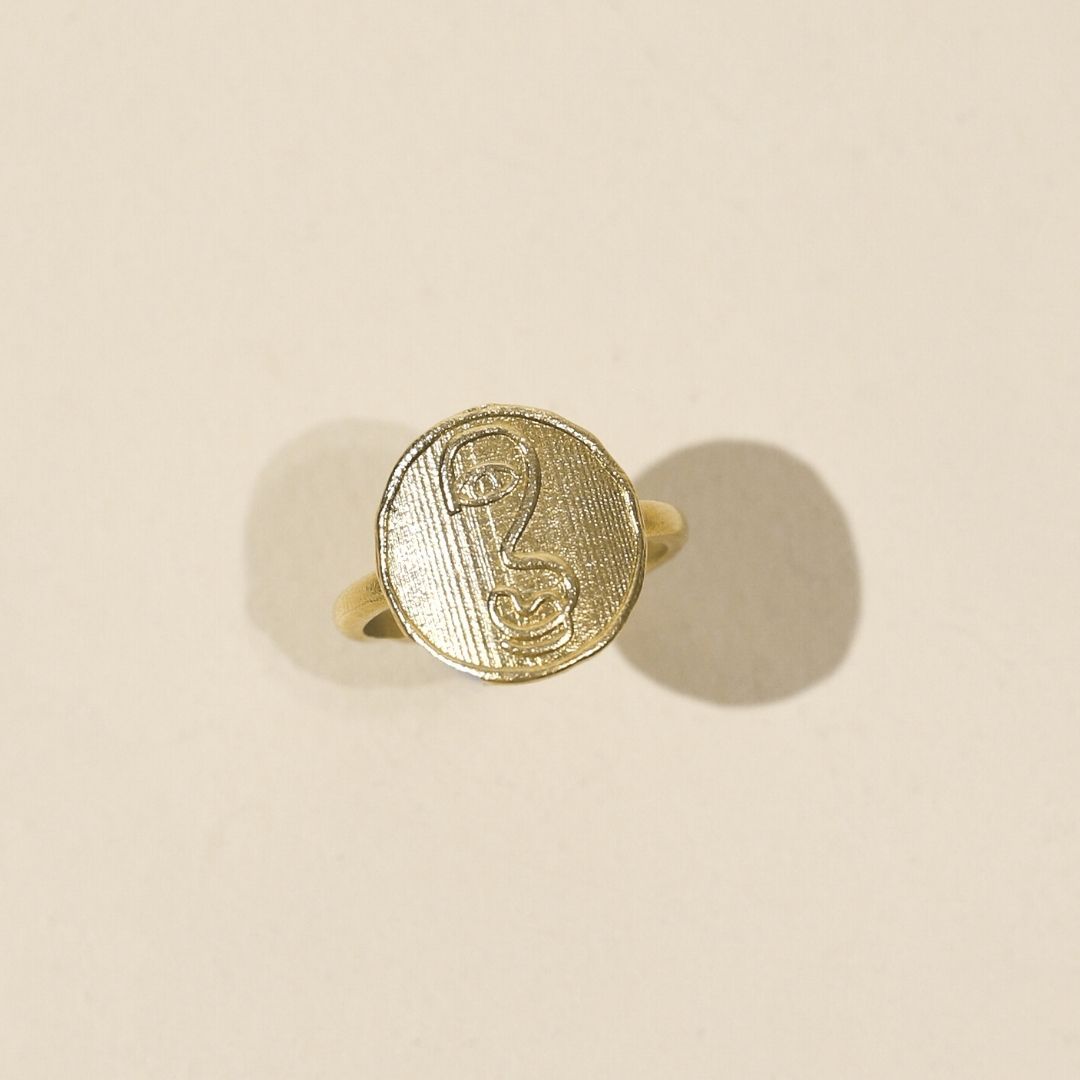 Francoise Ring Ring Elso Jewellery M/6.5 Gold