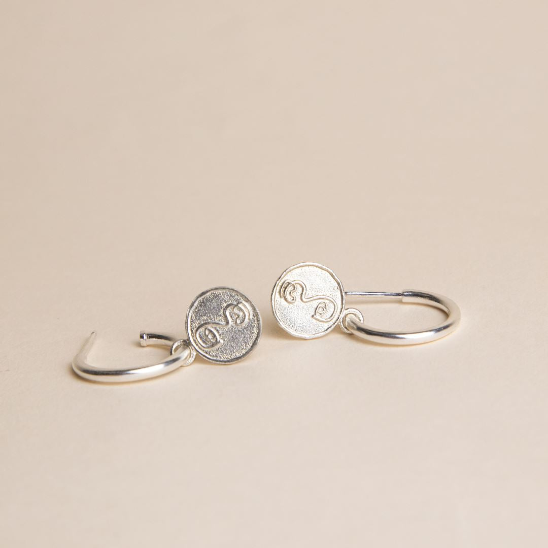 Mini Francoise Hoops Earrings Elso Jewellery Sterling Silver
