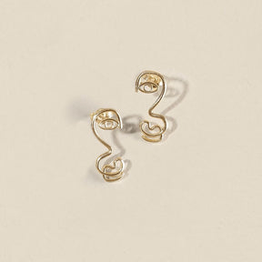Solid 9ct Gold Dora Earrings Earrings Elso Jewellery 
