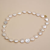 Irene Coin Pearl Choker Necklace Elso Jewellery 