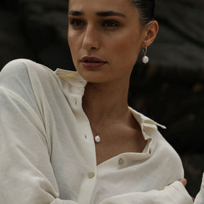 Irene Coin Pearl Necklace Necklace Elso Jewellery 