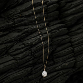 Irene Coin Pearl Necklace Necklace Elso Jewellery 