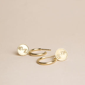 Mini Francoise Hoops Earrings Elso Jewellery 9ct Gold 