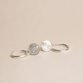 Mini Francoise Hoops Earrings Elso Jewellery Sterling Silver 
