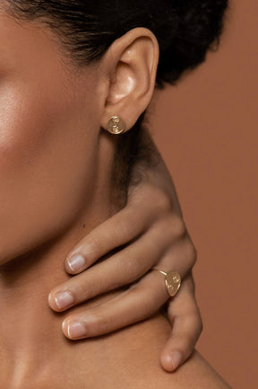 Solid 9ct Gold Francoise Earrings Earrings Elso Jewellery 